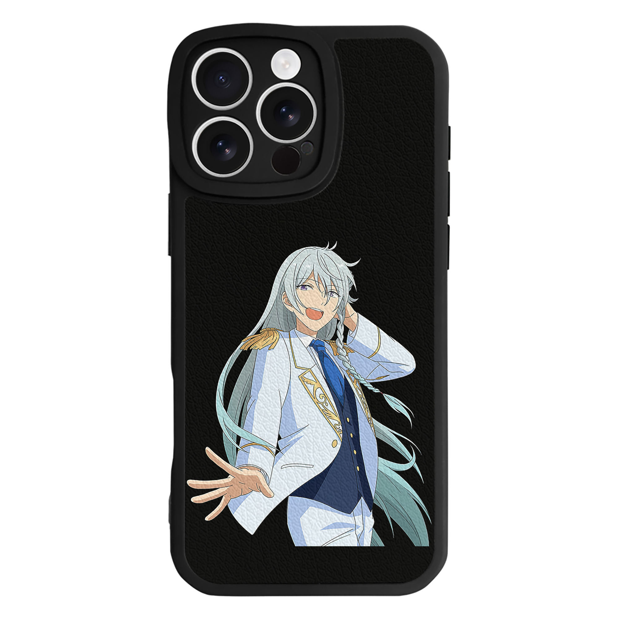 （画像用） あんさんぶるスターズ! Ensemble Stars 【iPhone 16シリーズ対応】シリコンスマホケース（レザー調） 材質：シリコン